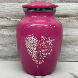 Customer Gallery - Your Wings Were Ready Sharing Urn - Rose Pink