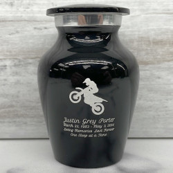 Customer Gallery - Dirt Bike Keepsake Urn - Jet Black