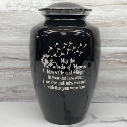 Customer Gallery - Winds of Heaven Cremation Urn - Jet Black
