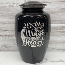 Customer Gallery - Going Home Cremation Urn - Jet Black