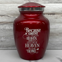 Customer Gallery - My Mom Walks With Me Sharing Urn - Ruby Red