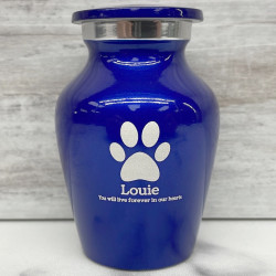 Customer Gallery - Paw Print Keepsake Urn - Midnight Blue