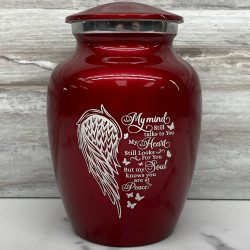 Customer Gallery - At Peace Sharing Urn - Ruby Red