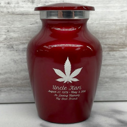 Customer Gallery - Marijuana Keepsake Urn - Ruby Red