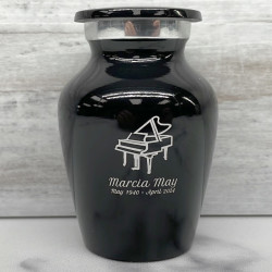 Customer Gallery - Piano Keepsake Urn - Jet Black