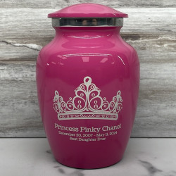 Customer Gallery - Princess Tiara Sharing Urn - Rose Pink
