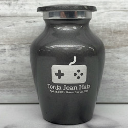 Customer Gallery - Gaming Keepsake Urn - Gunmetal Gray