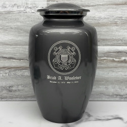 Customer Gallery - Coast Guard Cremation Urn - Gunmetal Gray