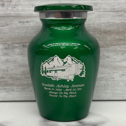 Customer Gallery - Offroad Truck Keepsake Urn - Shamrock Green