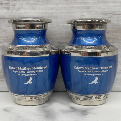 Customer Gallery - Royal Blue Keepsake Urn