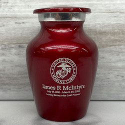 Customer Gallery - Marine Corps Keepsake Urn - Ruby Red