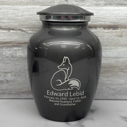 Customer Gallery - Majestic Fox Sharing Urn - Gunmetal Gray