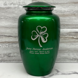 Customer Gallery - Shamrock Cremation Urn - Shamrock Green