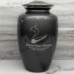 Customer Gallery - Marijuana Joint Cremation Urn - Gunmetal Gray