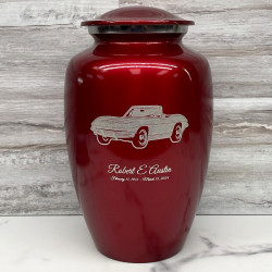 Customer Gallery - Convertible Cremation Urn - Ruby Red
