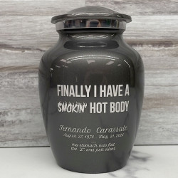 Customer Gallery - Hot Body Sharing Urn - Gunmetal Gray