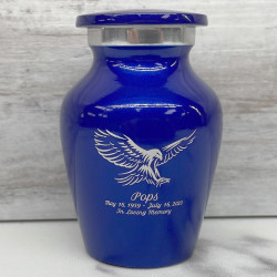 Customer Gallery - Eagle Keepsake Urn - Midnight Blue
