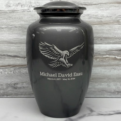 Customer Gallery - Eagle Cremation Urn - Gunmetal Gray