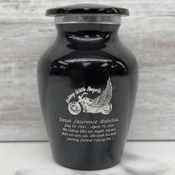 Customer Gallery - Riding with Angels Keepsake Urn - Jet Black