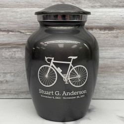 Customer Gallery - Bicycle Sharing Urn - Gunmetal Gray