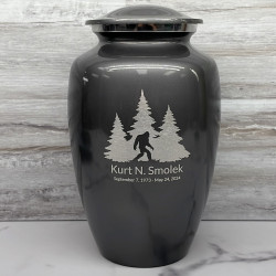 Customer Gallery - Sasquatch Cremation Urn - Gunmetal Gray