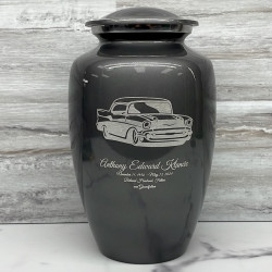 Customer Gallery - Classic Car Cremation Urn - Gunmetal Gray