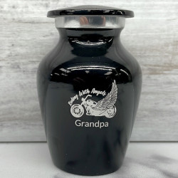 Customer Gallery - Riding with Angels Keepsake Urn - Jet Black