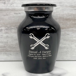 Customer Gallery - Mechanic Wrench Keepsake Urn - Jet Black