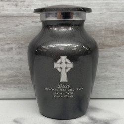 Customer Gallery - Celtic Cross Keepsake Urn - Gunmetal Gray
