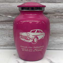 Customer Gallery - Muscle Car VI Sharing Urn - Rose Pink