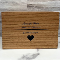 Customer Gallery - Traditions Oak Cremation Urn