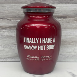 Customer Gallery - Hot Body Sharing Urn - Ruby Red