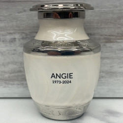 Customer Gallery - Radiant White Keepsake Urn