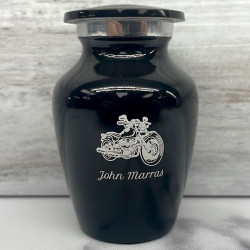 Customer Gallery - Motorcycle II Keepsake Urn - Jet Black