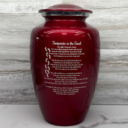 Customer Gallery - I Carried You Cremation Urn - Ruby Red