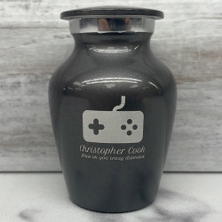 Customer Gallery - Gaming Keepsake Urn - Gunmetal Gray