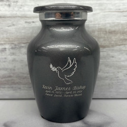 Customer Gallery - Peace Dove Keepsake Urn - Gunmetal Gray