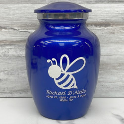 Customer Gallery - Bee Sharing Urn - Midnight Blue