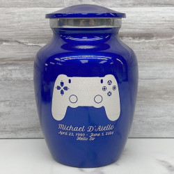 Customer Gallery - Gaming Controller Sharing Urn - Midnight Blue