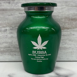 Customer Gallery - Marijuana Keepsake Urn - Shamrock Green