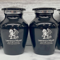 Customer Gallery - Dragon Keepsake Urn - Jet Black