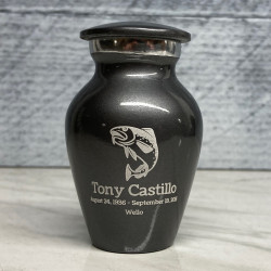 Customer Gallery - Fishing Keepsake Urn - Gunmetal Gray