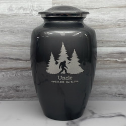 Customer Gallery - Sasquatch Cremation Urn - Gunmetal Gray