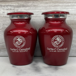 Customer Gallery - Marine Corps Keepsake Urn - Ruby Red