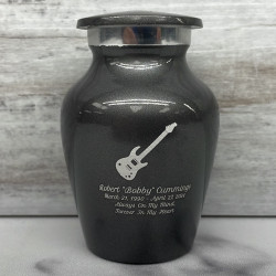 Customer Gallery - Electric Guitar Keepsake Urn - Gunmetal Gray