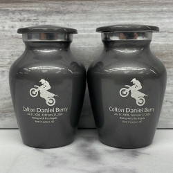 Customer Gallery - Dirt Bike Keepsake Urn - Gunmetal Gray