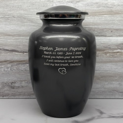 Customer Gallery - Gunmetal Gray Large Cremation Urn