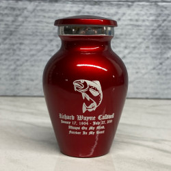 Customer Gallery - Fishing Keepsake Urn - Ruby Red