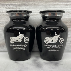 Customer Gallery - Motorcycle Keepsake Urn - Jet Black