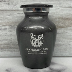 Customer Gallery - Deer Keepsake Urn - Gunmetal Gray